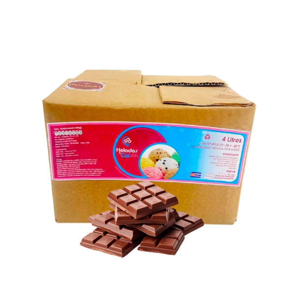 Tinas de Helado Chocolate Cid 4 lt