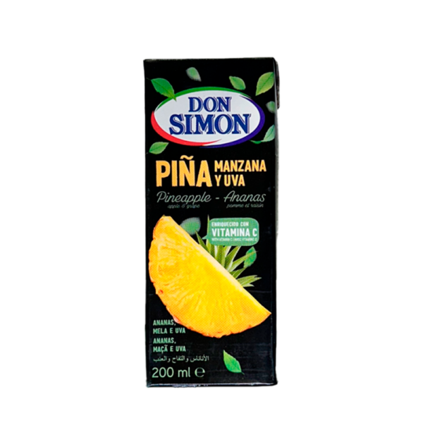 Jugo de Piña Manzana y Uva don Simón 200ml