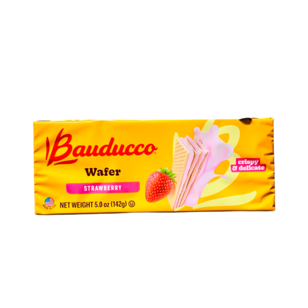 Sorbetos de fresa Bauducco
